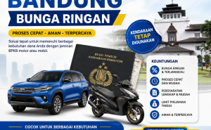 Solusi Pinjaman Dana Jaminan BPKB Bandung dengan Bunga Ringan Cair Cepat